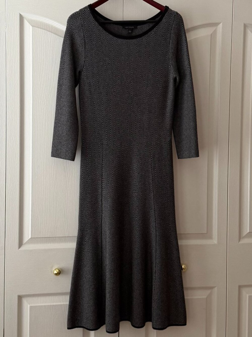 Ann Taylor Houndstooth Dress